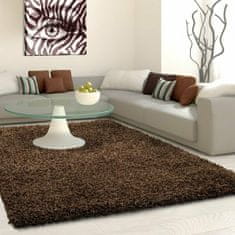 eoshop Kusový koberec Life Shaggy 1500 brown (Variant: 80 x 250 cm)