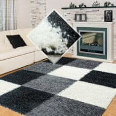 eoshop Kusový koberec Life Shaggy 1501 black (Variant: 200 x 290 cm)