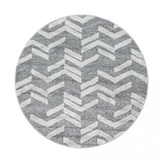 eoshop Kusový koberec Pisa 4705 grey (Variant: Kruh priemer 80 cm)