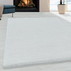 eoshop Kusový koberec Fluffy shaggy 3500 white (Variant: 140 x 200 cm)