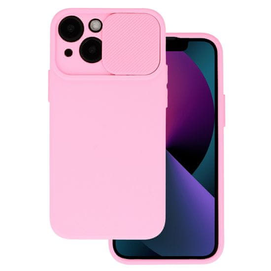 TopQ  Camshield Soft pre Iphone 14 Plus Light Pink