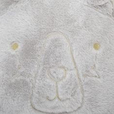 Atmosphera Detský vankúš medveď falošná kožušina 40 x 40 cm