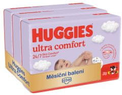 Huggies mesačné balenie Ultra Comfort Mega 3, 234 ks
