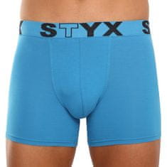 Styx Pánske boxerky long športová guma svetlo modré (U969) - veľkosť S