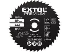 Extol Premium Kotúč pílový (8893022E) na kov, Ø89mm, 44Z , pre 8893022