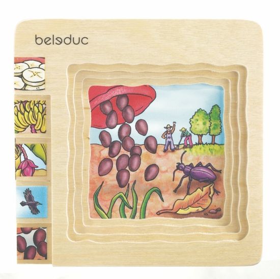 Beleduc Vrstvené puzzle BANÁN