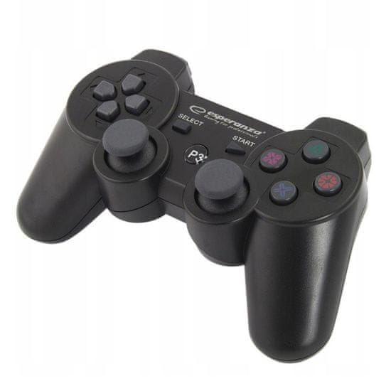 Northix Esperanza - Bluetooth gamepad pre PS3, GX700 - čierny