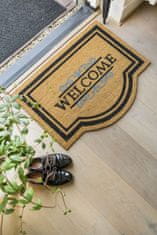 eoshop Rohožka 188 Coco classic-welcome natural/black (Variant: 000 natural 188 coco classic-welcome 60x80 cm)