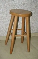 eoshop Buková stolička o výške 60 cm (Farba: Buk prírodný)