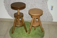 eoshop Buková stolička regulovateľná (Farba dreva: Orech)