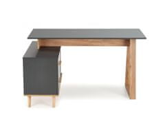 Halmar Pracovný stôl SERGIO XL, sivá, lamino