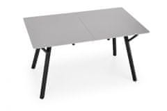 Halmar Jedálenský rozkladací stôl BALROG 2, 140x77x80, sivá, lamino