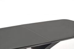 Halmar Jedálenský rozkladací stôl SILVESTRO, 180x75x89, lamino/sklo
