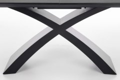Halmar Jedálenský rozkladací stôl SILVESTRO, 180x75x89, lamino/sklo