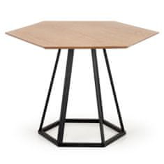 Halmar Jedálenský stôl HERMAN, 110x77x95, lamino / kov