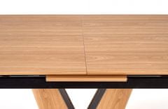 Halmar Jedálenský rozkladací stôl UMBERTO, 160x77x90, lamino