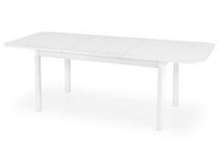 Halmar Jedálenský rozkladací stôl FLORIAN, 141x78x80, biela, lamino