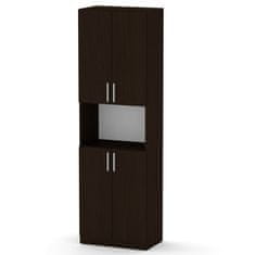 eoshop Regál RKS-05 s dvierkami (Farba dreva: wenge)