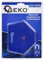 GEKO Magnet uhlový šesťhranný, 37,5 kg, GEKO