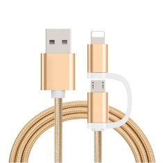 Bomba Micro USB, iPhone kábel 2v1