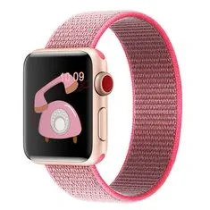 Bomba Športový remienok pre Apple Watch rôzne farby WD113-PINK_38-40MM