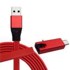 Bomba Nezničiteľný rýchlonabíjací obnoviteľný USB kábel 1,5M - Android/iPhone