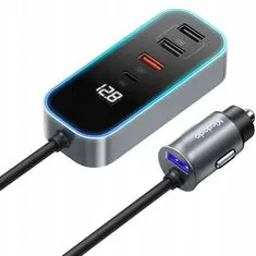 Mcdodo MCDODO NABÍJAČKA DO AUTA USB/USB-C PD 107W LED CC-1900