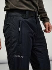 SAM73 Čierne pánske nohavice s opaskom SAM 73 Ord M