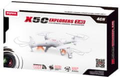 Syma RC Drone X5C 2,4GHz HD kamera biely