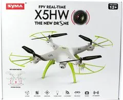 Syma X5HW 2,4GHz RC Drone Wi-Fi Kamera Biela