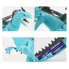 Aga RC dinosaurus-drak - chodí, revie, dýcha paru 41 cm