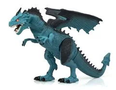 Aga RC dinosaurus-drak - chodí, revie, dýcha paru 41 cm