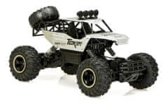 Aga RC auto Rock Crawler 1:12 4WD METAL strieborné