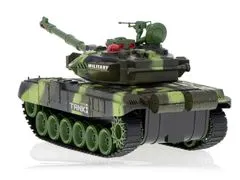 Aga RC Vojenský tank 9993 2.4 GHz lesná kamufláž
