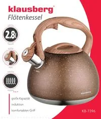 KLAUSBERG Oceľová kanvica 2,8 l Kb-7510