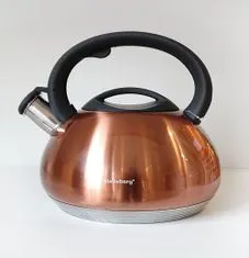 KLAUSBERG Kanvica oceľová Čajník 2,7 l, 7-vrstvové dno, Cooper Line, Kb-7385