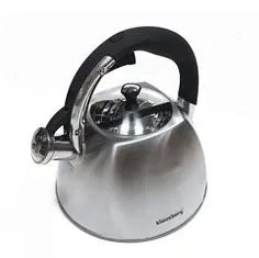 KLAUSBERG Oceľová kanvica Čajník 2,2 l Kb-7409 Inox