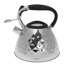 KLAUSBERG Oceľová kanvica Čajník Diamond Line 3,0l Kb-7413 Satin