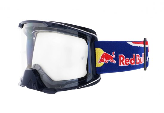 RedBull okuliare STRIVE shiny žlto-modro-bielo-červeno-číre