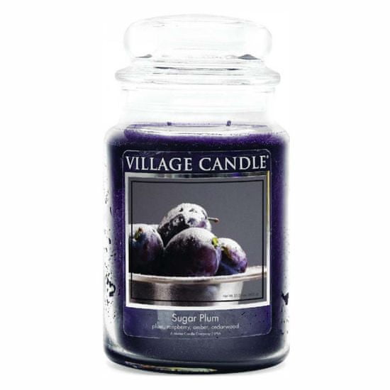 Village Candle vonná sviečka Sugar Plum (Sladká slivka) 737g