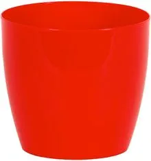 Autronic Obal na kvety plastový - farba červená PLP006-9,5 RED