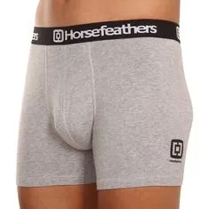 Horsefeathers 3PACK pánske boxerky Dynasty heather gray (AM067C) - veľkosť L