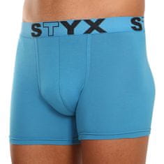 Styx 3PACK pánske boxerky long športová guma modré (U9676869) - veľkosť L