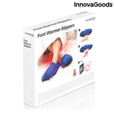 InnovaGoods Papuče ohrievateľné v mikrovlnnej rúre, modré