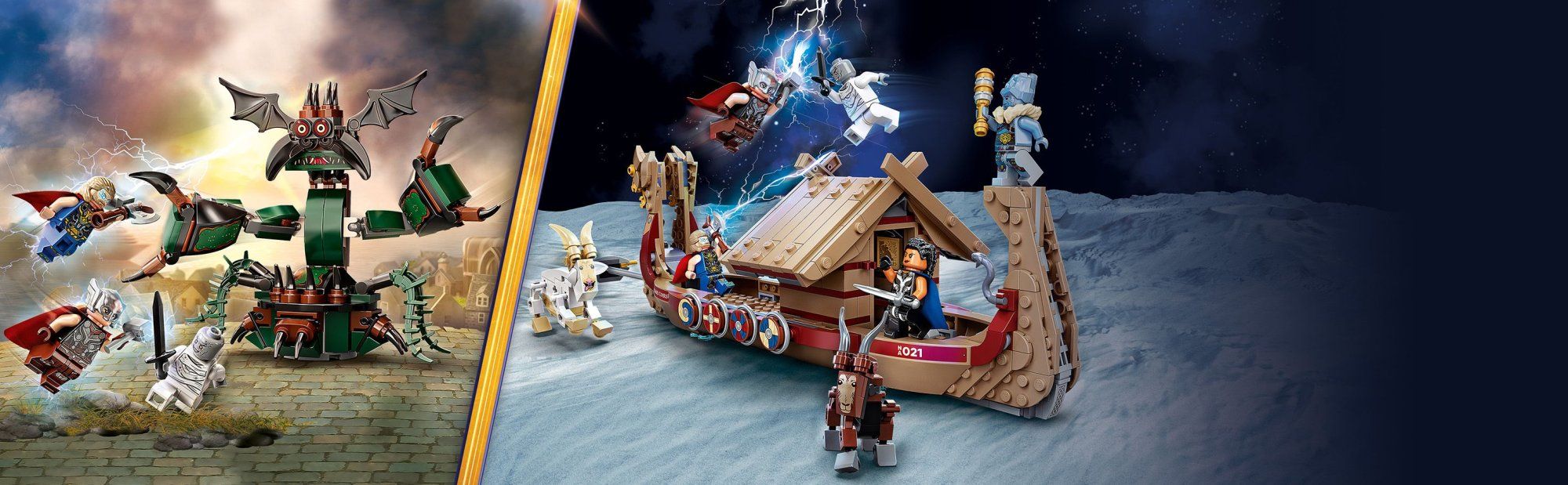 LEGO Super Heroes 76208 Loď s kozím záprahom