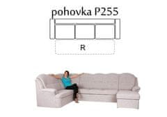 eoshop *Pohovka Bondy P255 - látka 613 - Svetlo hnedá