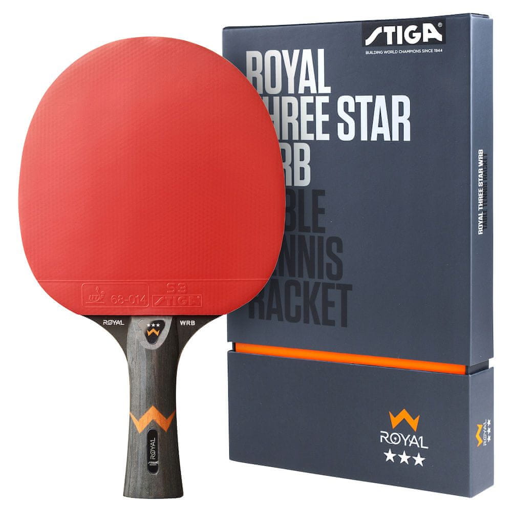 Stiga raketa na stolný tenis Royal 3-star WRB - zánovné