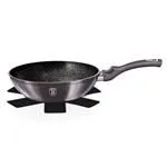 Berlingerhaus Panvica WOK s mramorovým povrchom 28 cm Carbon PRO Line BH-6900