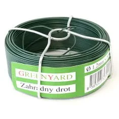 Drôt viazací 0,8mm/75m PVC zelený GREENYARD