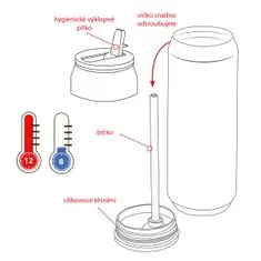 Termoska nerez 0,7 L plechovka FOR MEN